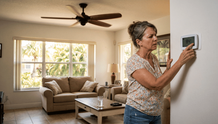 Florida Heatwave Ac Broken High Temp On Thermostat